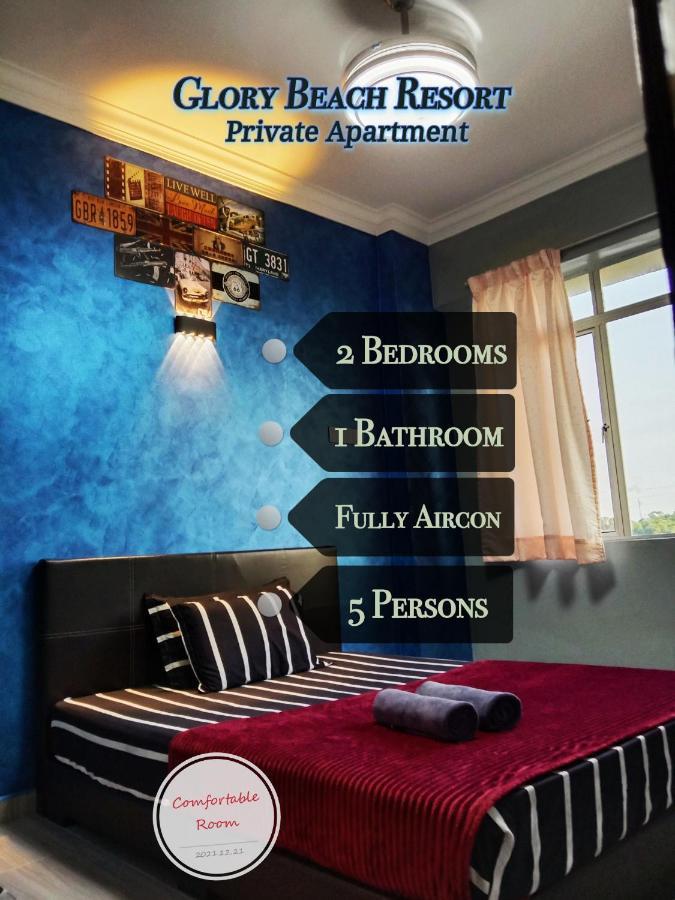 GLORY Beach Resort private 2 bedroom apartment Port Dickson Buitenkant foto